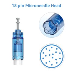 SkinAct Microneedling Replacement Cartridges 18 Needles | 10 Pack