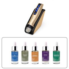 SkinAct Pro Wireless Microneedling Pen With Serums Package And One Pack Of Needles