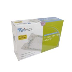 Dukal Sterilization Pouches 5 1/4" x 7 1/2", 200 Pouches Per Box